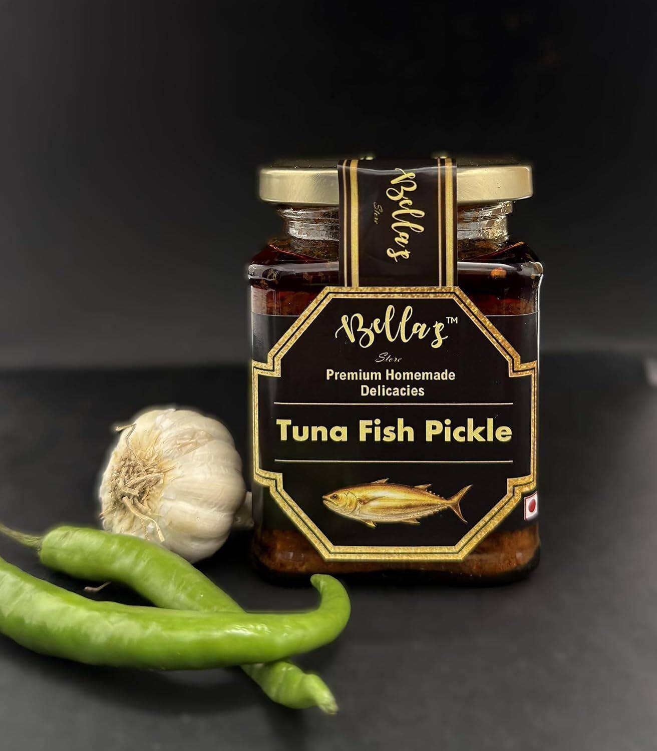 Bella's Store Homemade Tuna Fish (Chura) Pickle, Kerala Style Non-Veg Pickle | Ready to Eat Fish Pickle