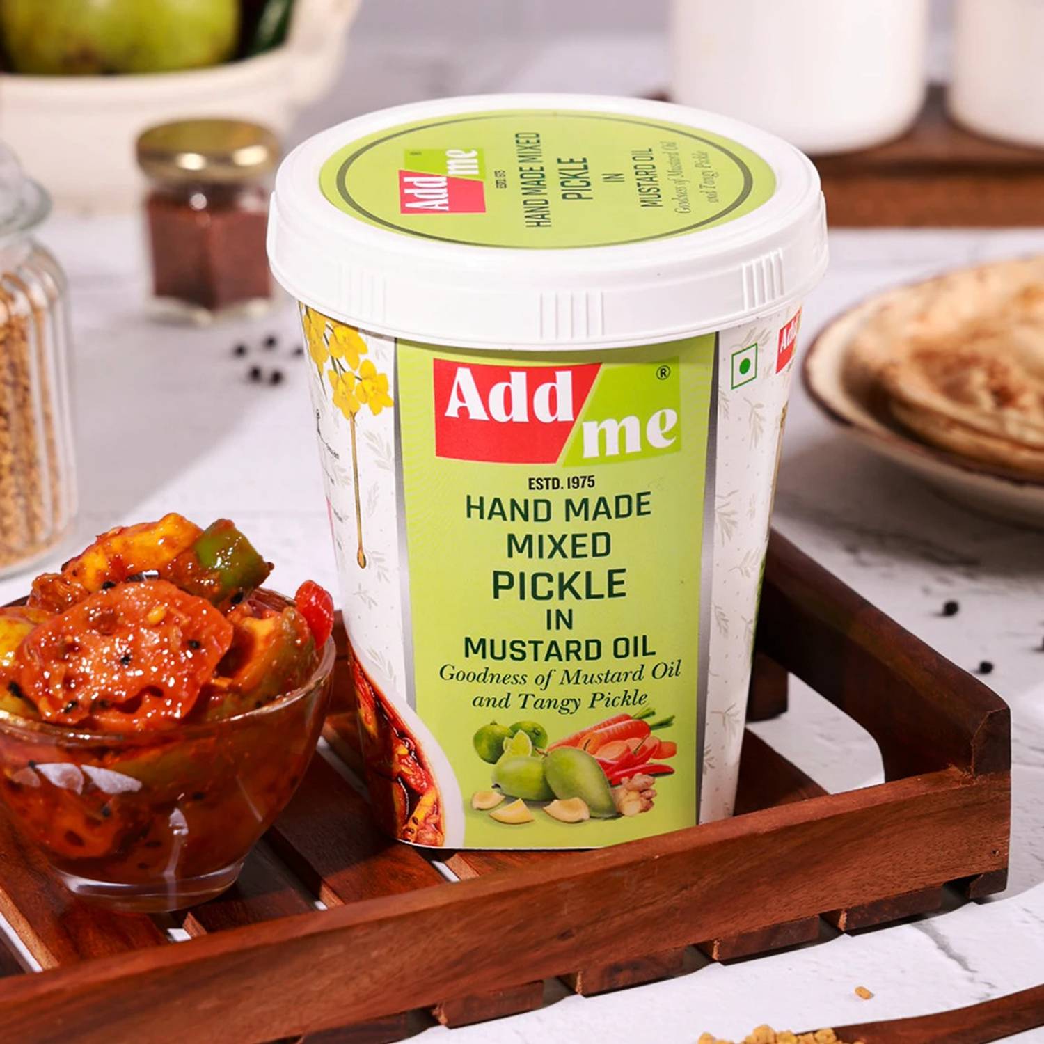 Add Hand Made Mix Pickle in Mustard Oil 500g - Image 2