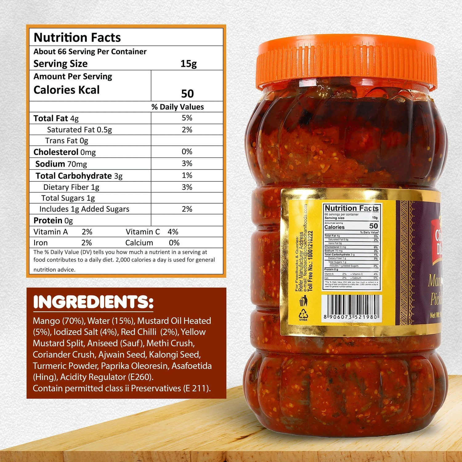 Image of Chokhi Dhani Aam ka Achar Mango Pickle