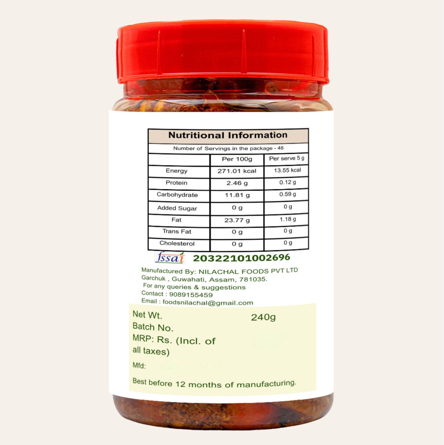 Image of burung BHUT BHOOT JOLOKIA GHOST PEPPER KING CHILLY ACHAR Green Chilli, Red Chilli Pickle