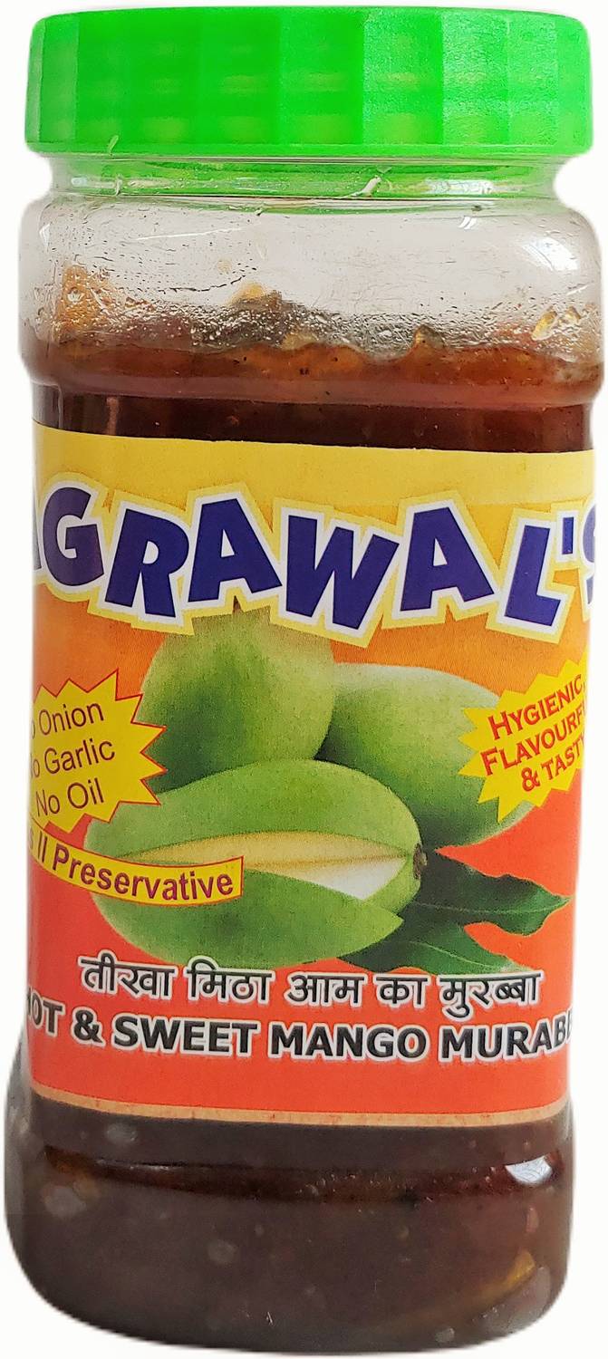 AGRAWAL'S Hot & Sweet Mango Murabba 450 GMS Mango Murabba