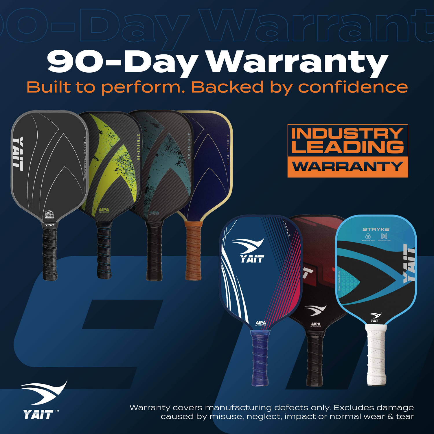 Image of Yait Sports Xtrieve Pickleball Paddle | T700 Carbon Fiber Frosted Surface | AIPA Approved Pickleball Paddle