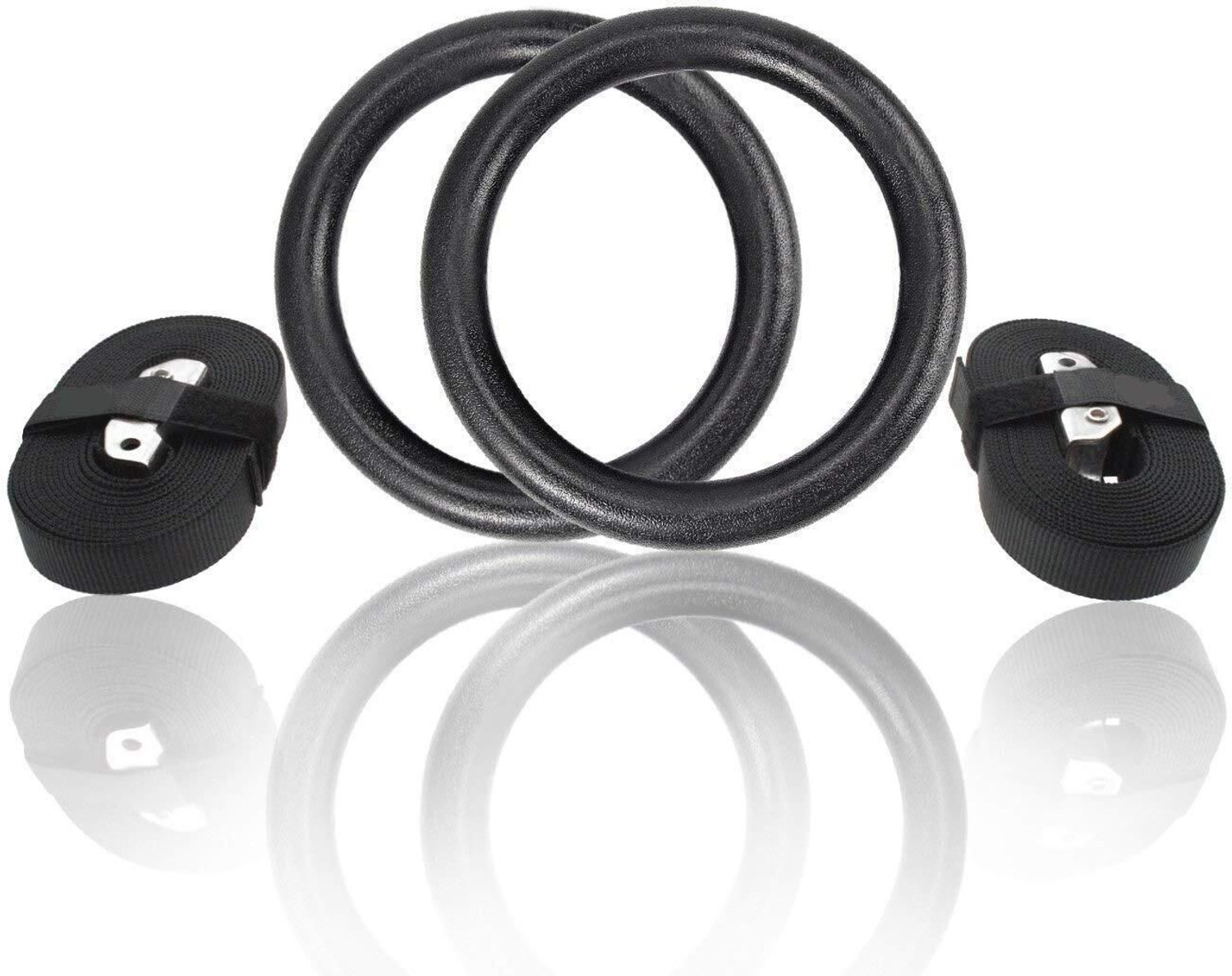 Image of Wearslim Gymnastic Rings|1000 lbs Capacity|14.5ft Adjustable Buckle Straps Pilates Ring