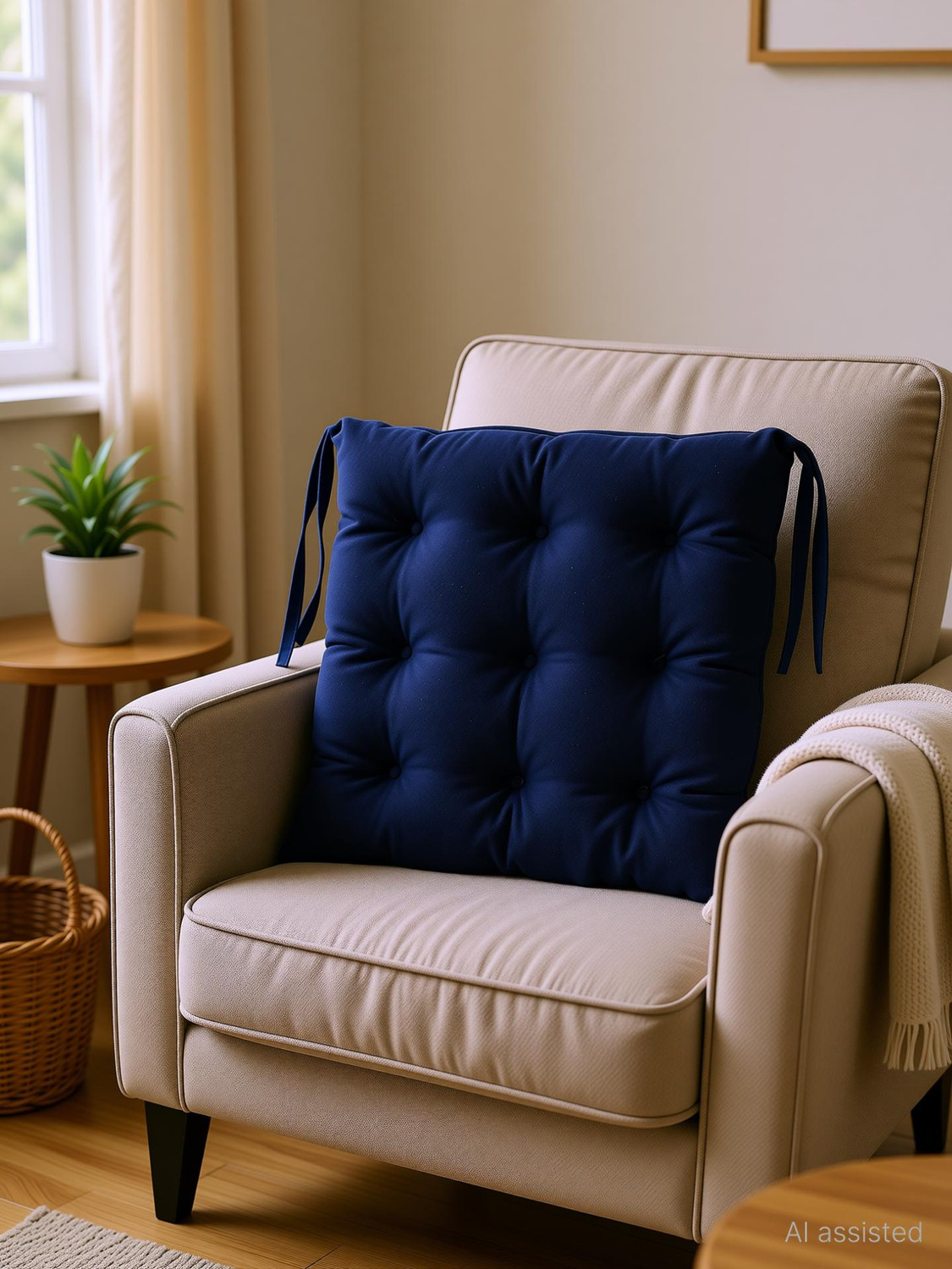 Image of AMAK INC Microfibre Chair Pad Pack of 1 Solid