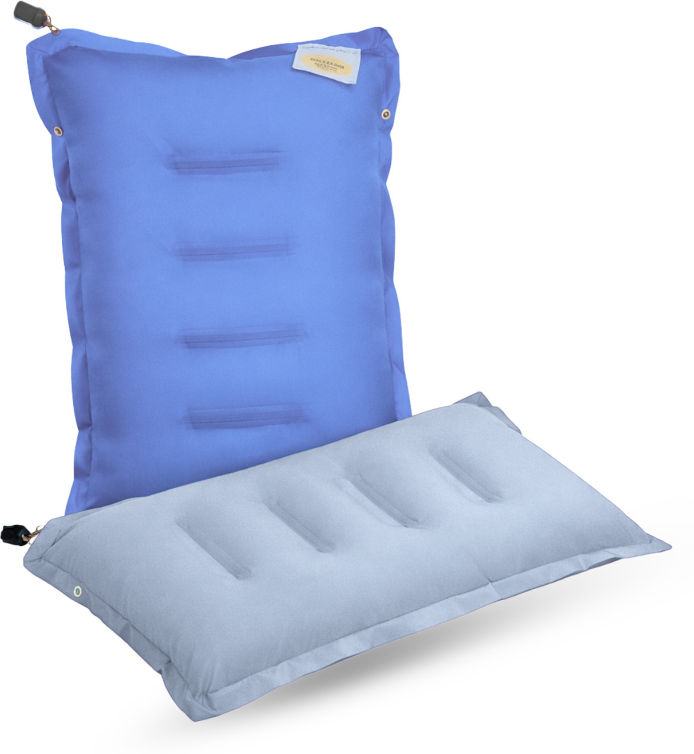 Image of ACE Air Travel Pillow Pack of 1 Solid AirPillow (Blue /Gray)