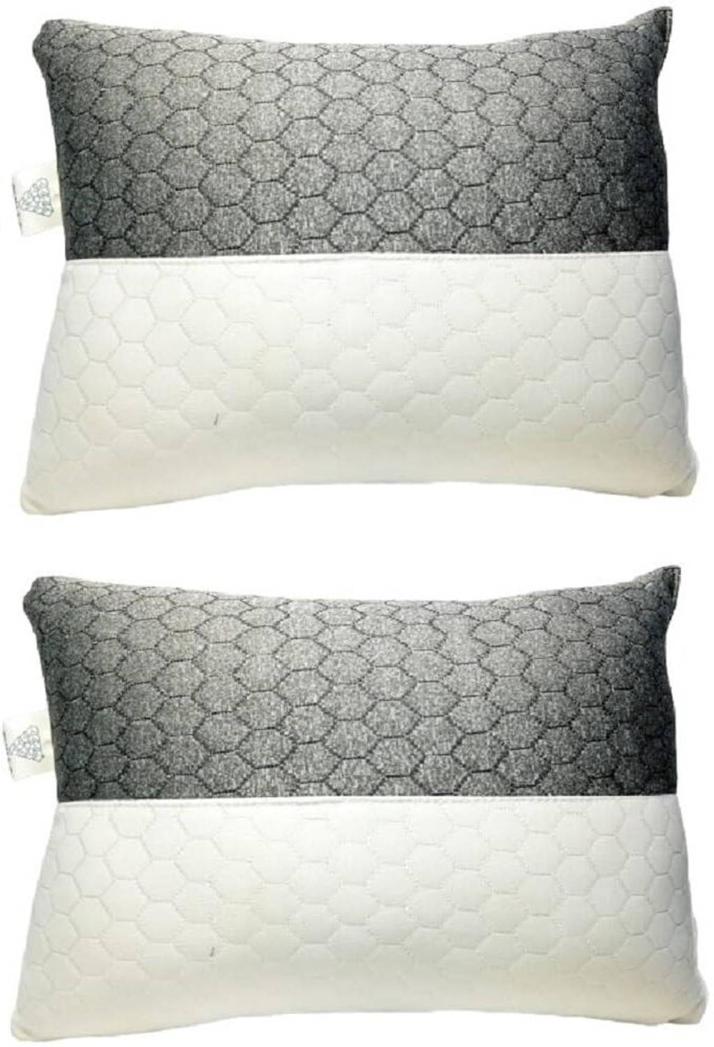 9villa Microfibre Sleeping Pillow Pack of 2 Solid