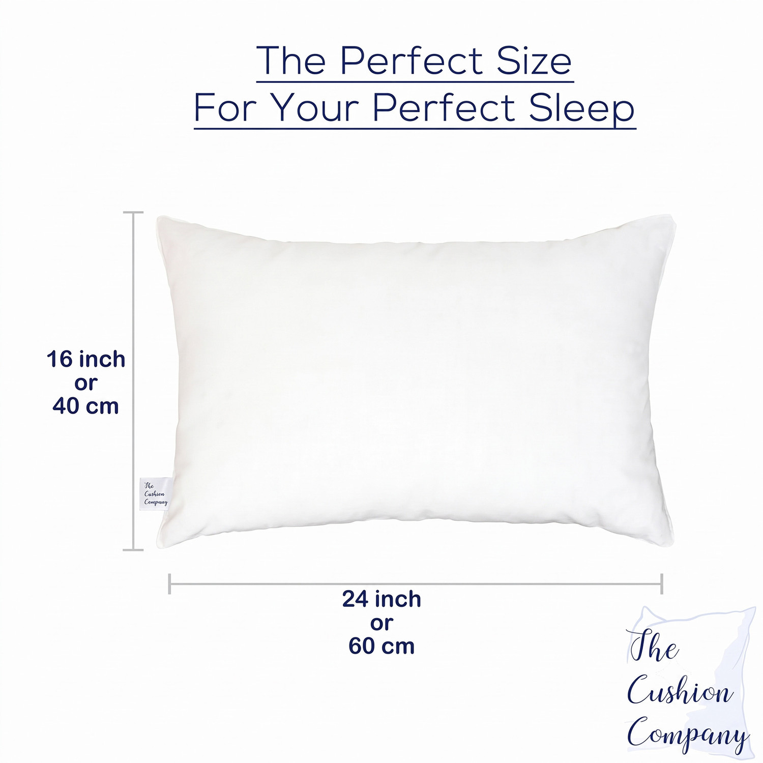 Image of Anandmarts Polyester Fibre Sleeping Pillow Pack of 2 Solid (White)