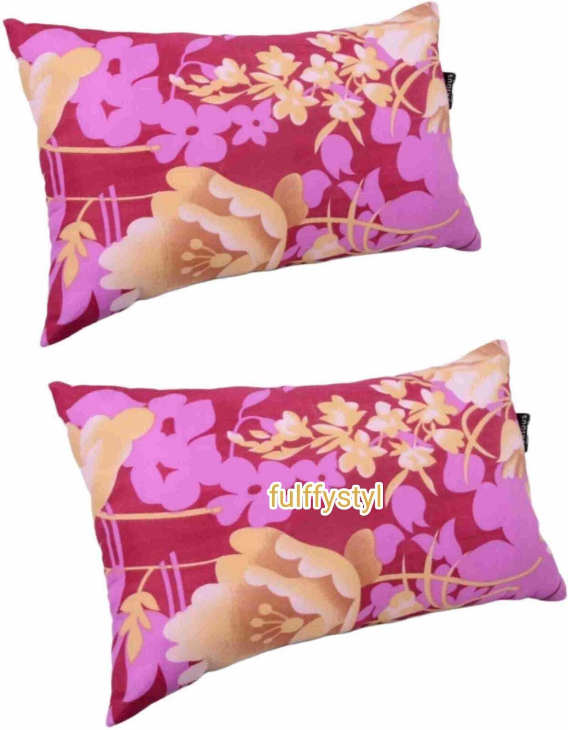 Image of fulffystyl Polyester Fibre Sleeping Pillow Pack of 1 Solid