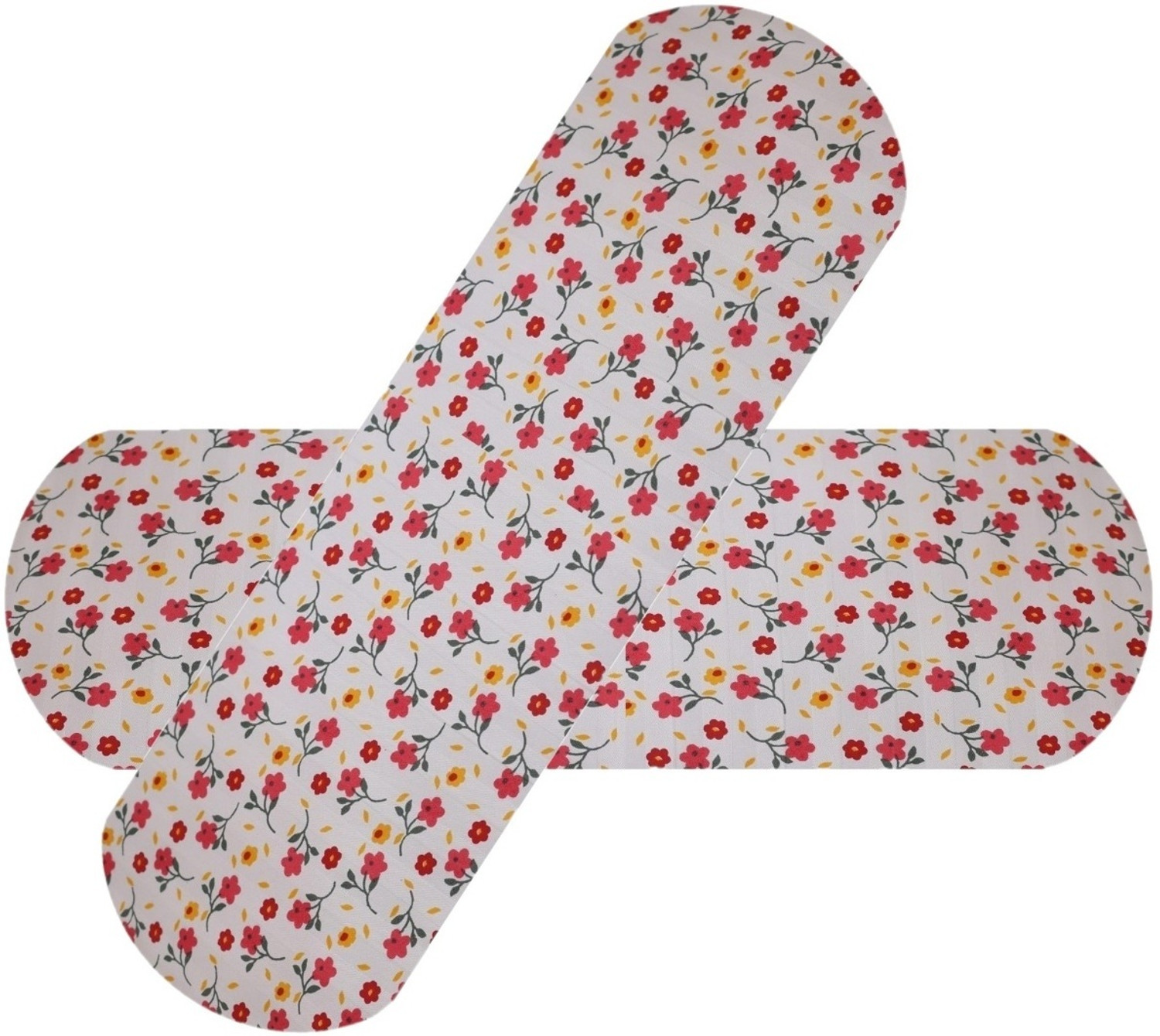 Image of GKM Microfibre Bolster Pack of 5 Floral 3 Cushion And 2 Bolster