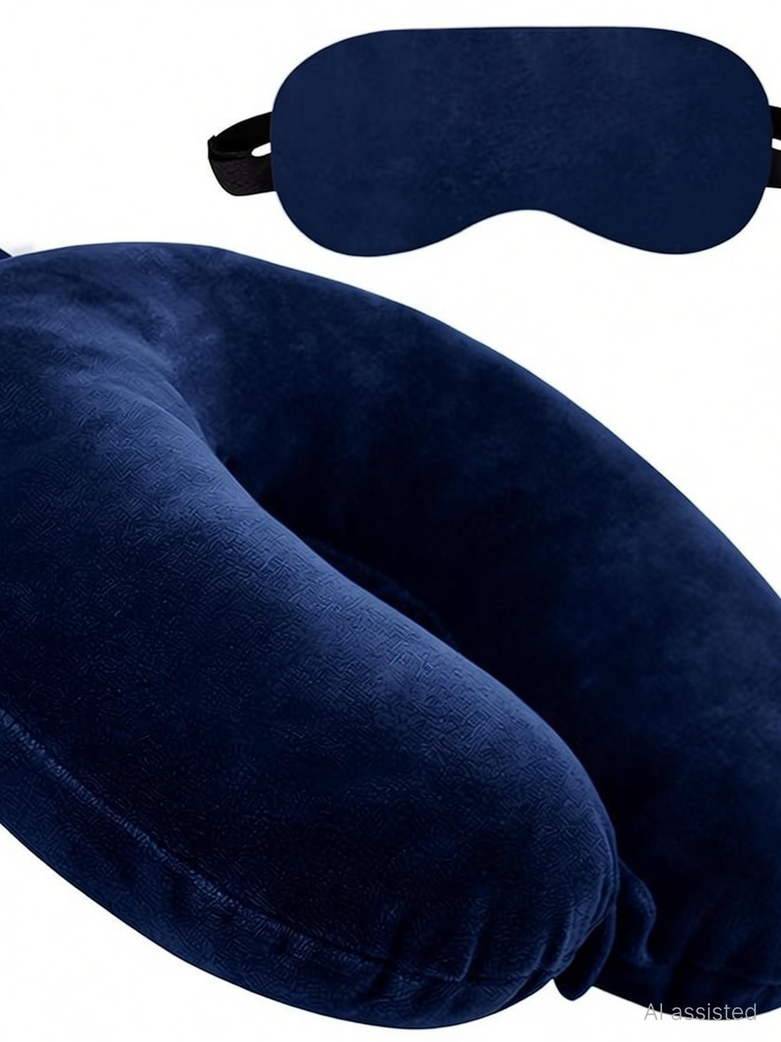 Image of TrendTryst Polyester Fibre Travel Pillow Pack of 1 Nature Fashion
