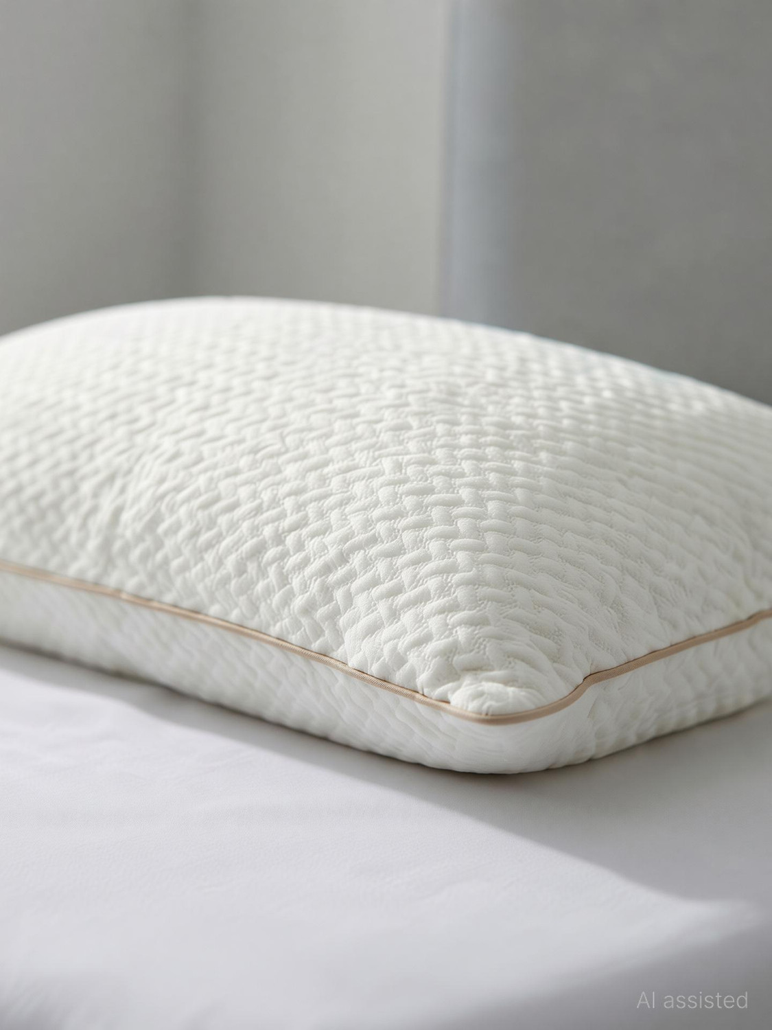 Image of AYKA Microfibre Sleeping Pillow Pack of 1 Solid Soft Microfiber Pillow for Sleeping