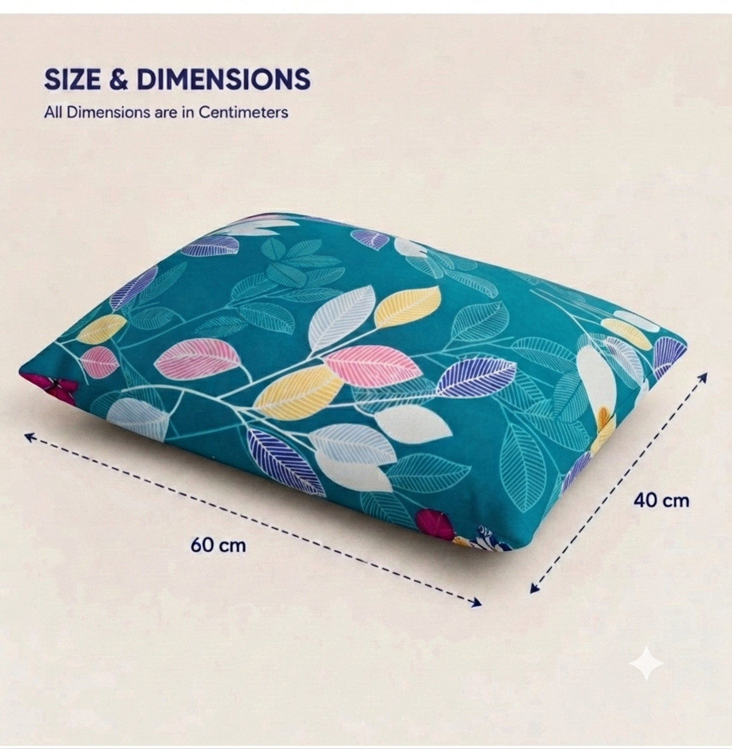 Image of Darkwild Microfibre Sleeping Pillow Pack of 4 Printed PREMIUM SLEEPING PILLOW (Multicolor)