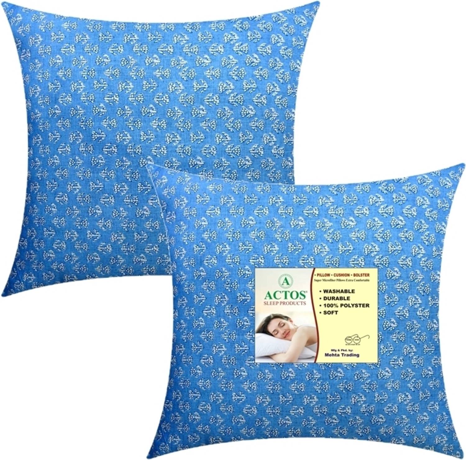 ACTOS Microfibre Cushion Pack of 2 Floral
