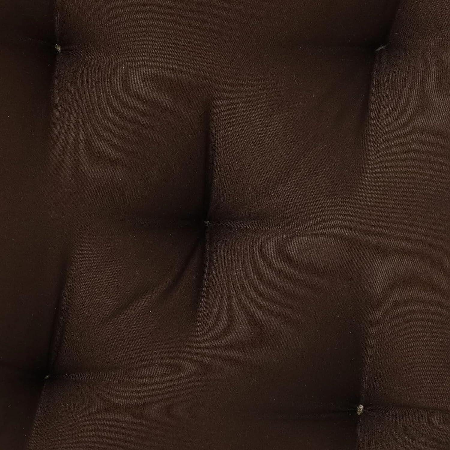 Image of SANJU BROTHER Microfibre Chair Pad Pack of 2 Solid (Brown)