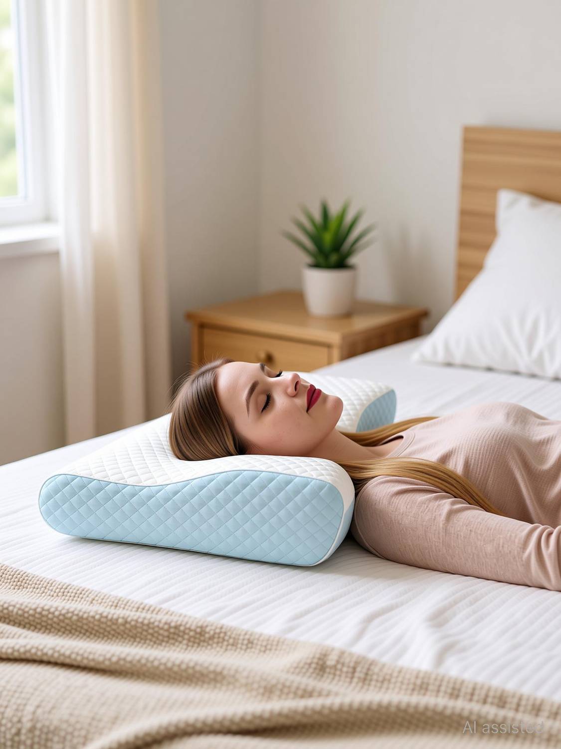 Flipkart SmartBuy Memory Foam Orthopaedic Pillow Pack of 1 - Image 2