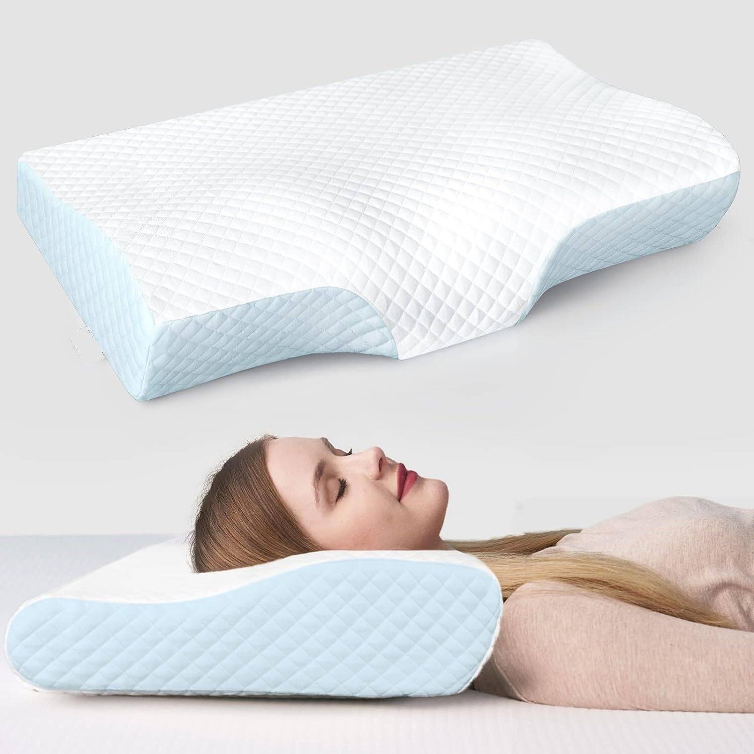 Flipkart SmartBuy Memory Foam Orthopaedic Pillow Pack of 1 - Image 4