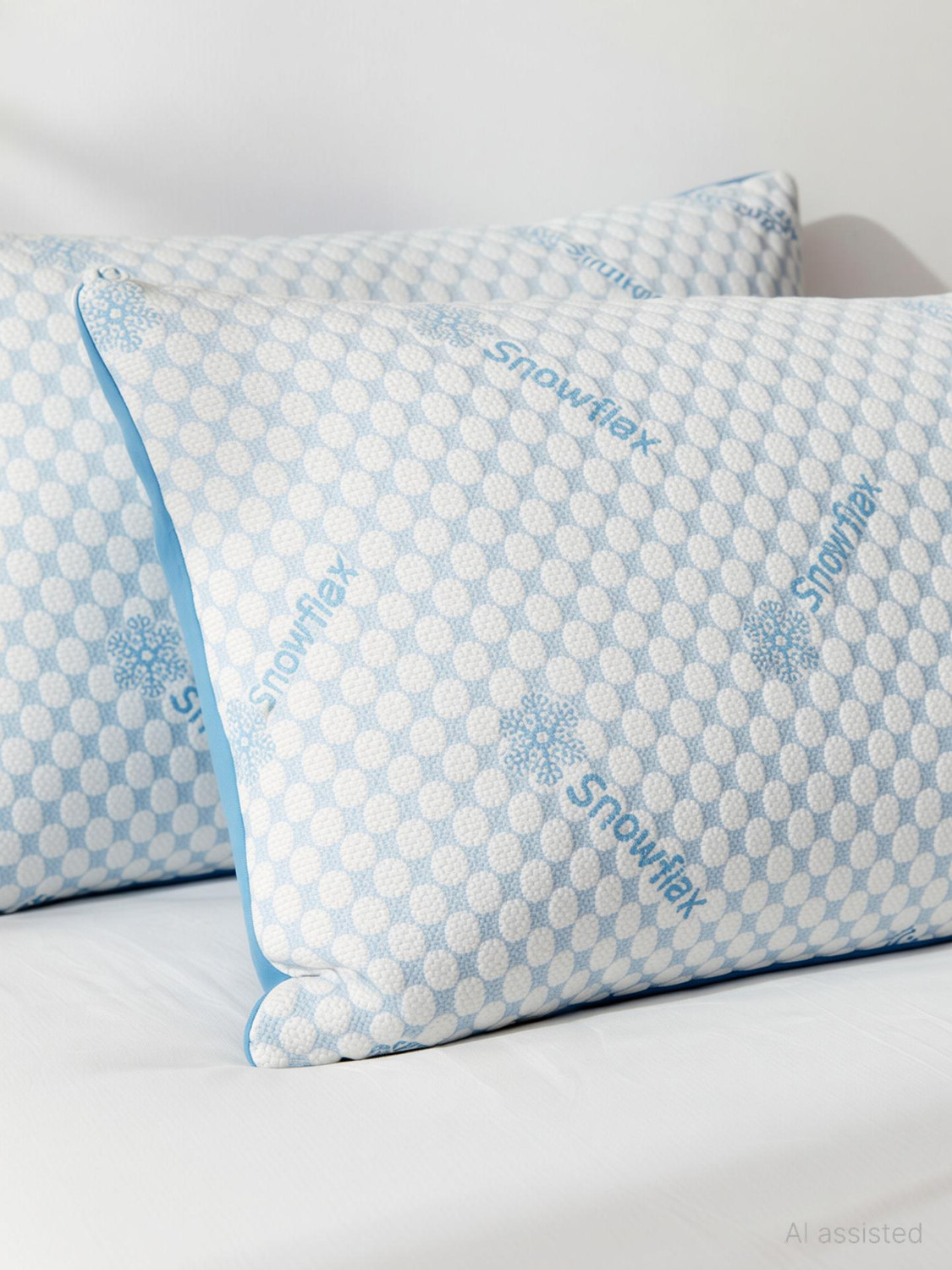 Image of AYKA Microfibre Sleeping Pillow Pack of 2 Solid Soft Microfiber Pillows