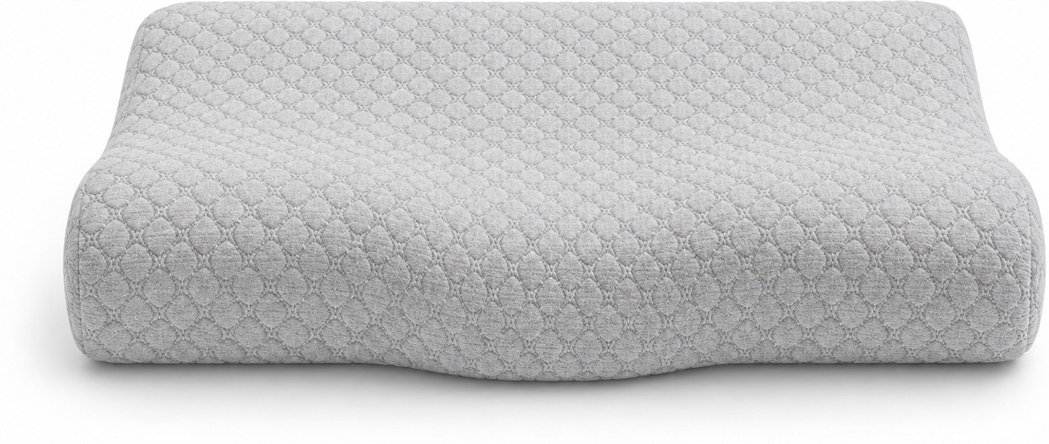 Image of COO RIZZ Nap time Anytime Memory Foam Orthopaedic Pillow Pack of 1 Geometric Cervical Gel Pillow for Sleeping and Neck Pain Relief