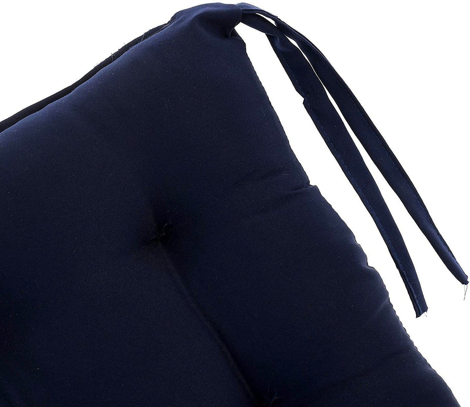 Image of AMAK INC Cotton Chair Pad Pack of 4 Solid Soft & Comfortable Cotton Chair Cushion Pad