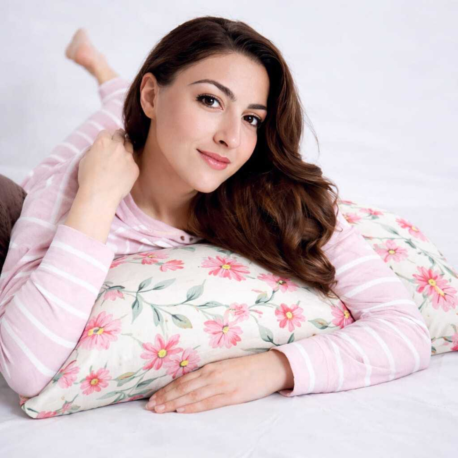 Image of STOMIA Cotton Sleeping Pillow Pack of 5 Floral STOMIA