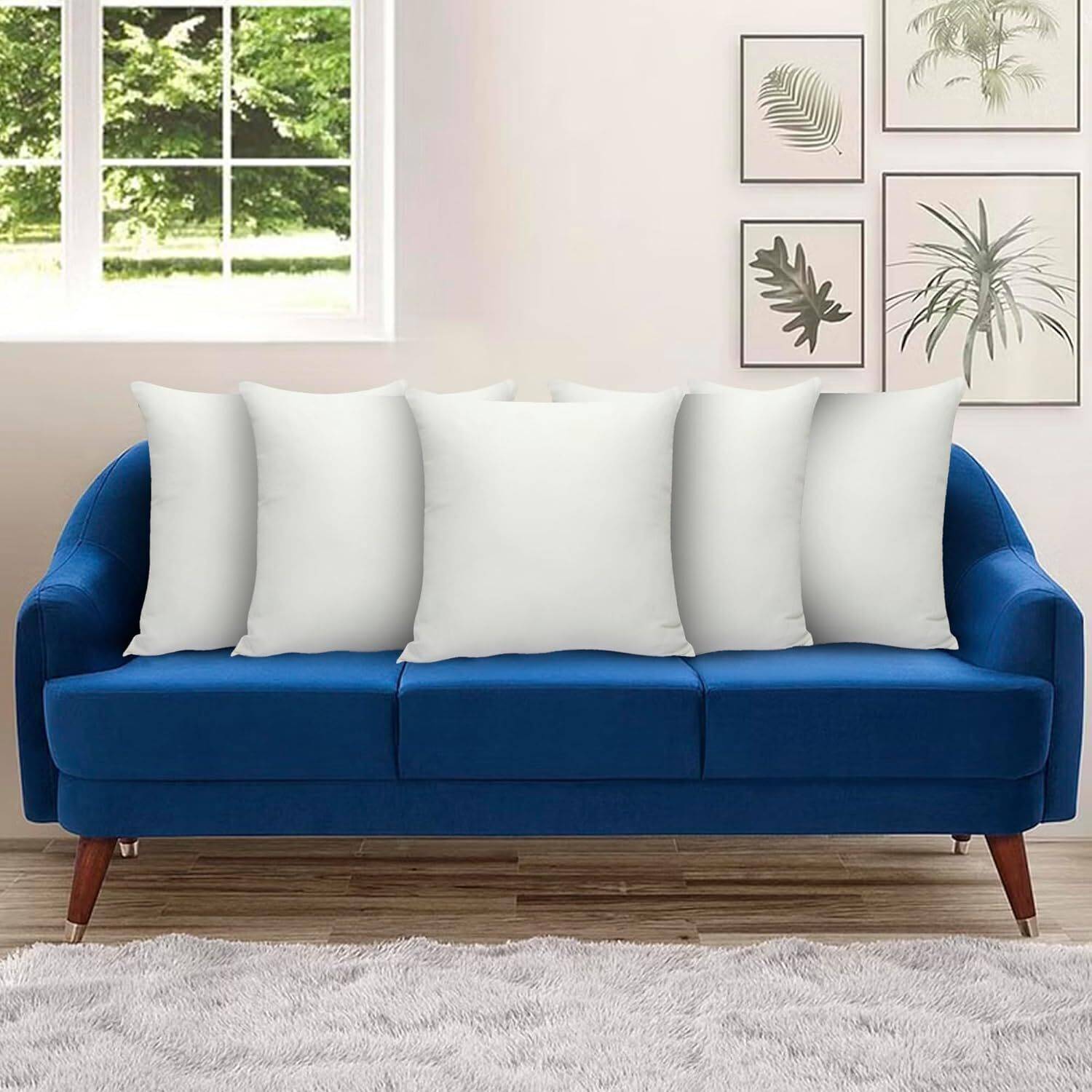 BHEBHA Microfibre Cushion Pack of 5 Abstract