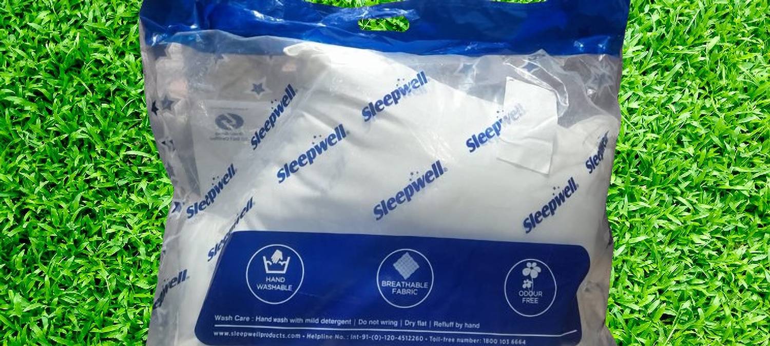 Sleepwell Microfibre Sleeping Pillow Pack of 2 Solid 002 - Image 5