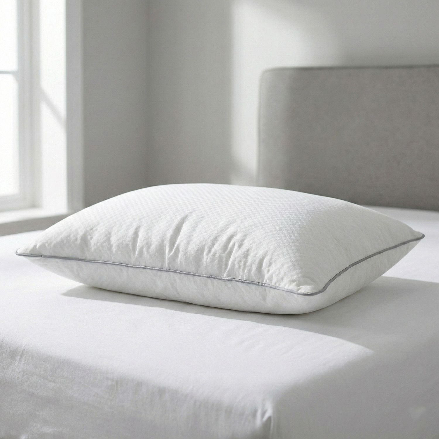 AYKA Microfibre Sleeping Pillow Pack of 1 Solid Soft Microfiber Pillows