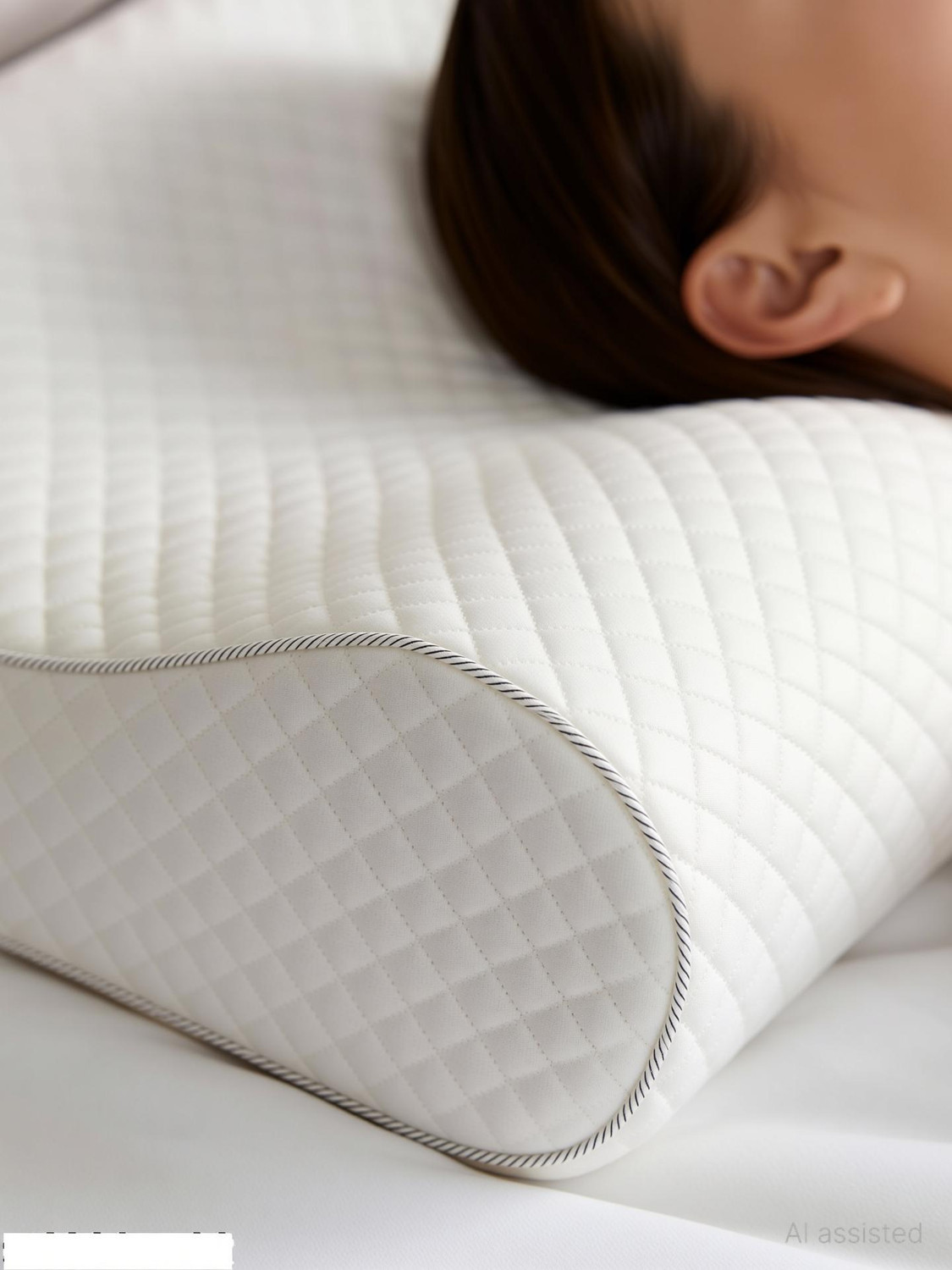 Image of Savara Enterprise Memory Foam Orthopaedic Pillow Pack of 1 Solid