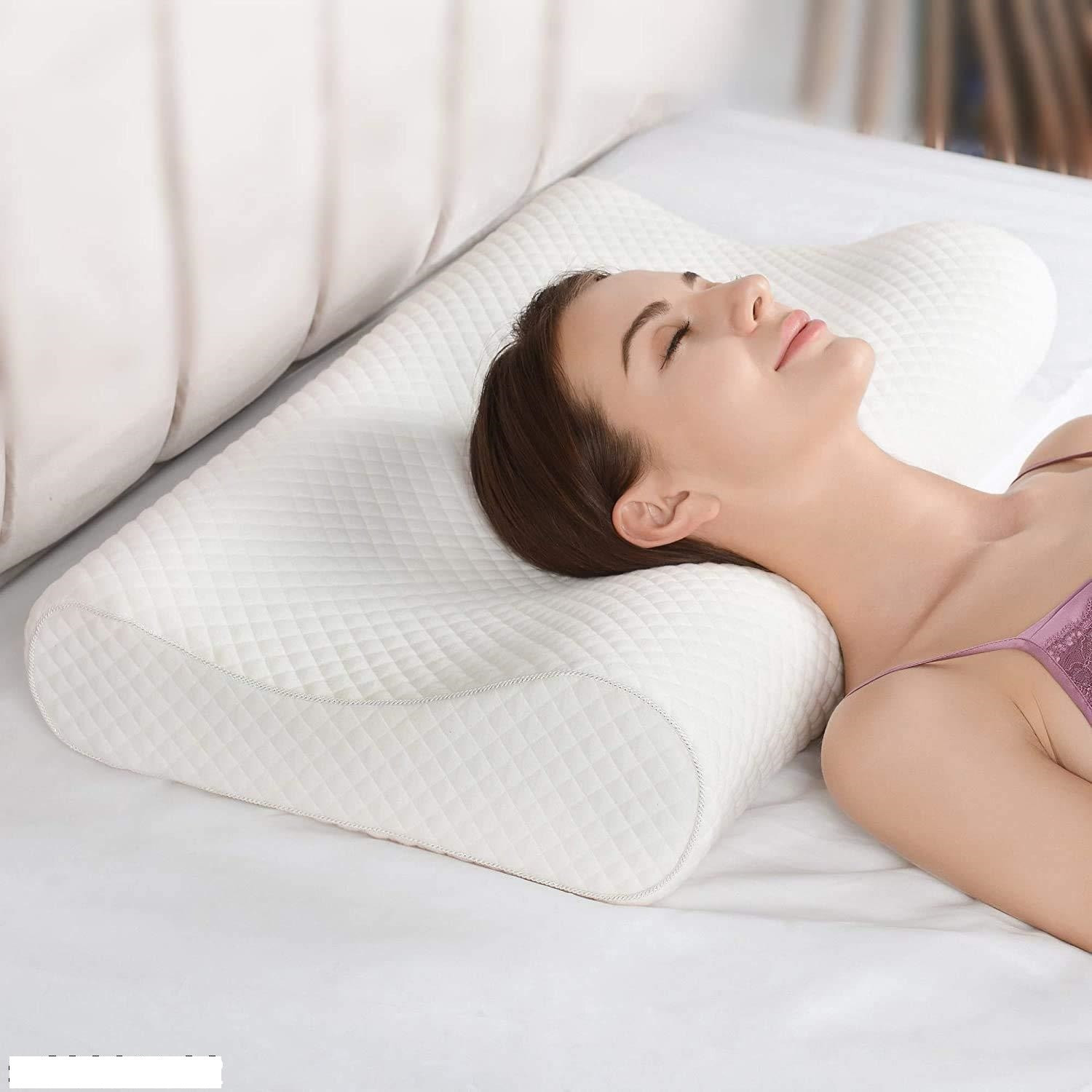 Image of Savara Enterprise Memory Foam Orthopaedic Pillow Pack of 1 Solid