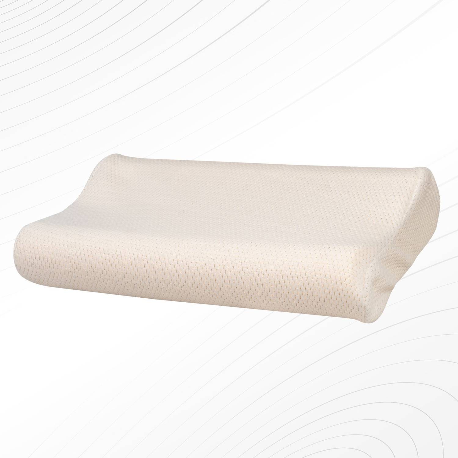 Centuary Memory Foam Sleeping Pillow Pack of 1 Solid Mattresses Sleepables Cervical Contura Orthopedic Support for Neck Pain Relief