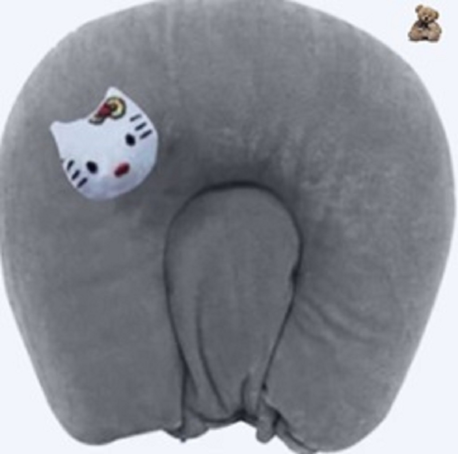 Image of Priganeshent Microfibre Baby Pillow Pack of 1 Solid Mustard Pillow