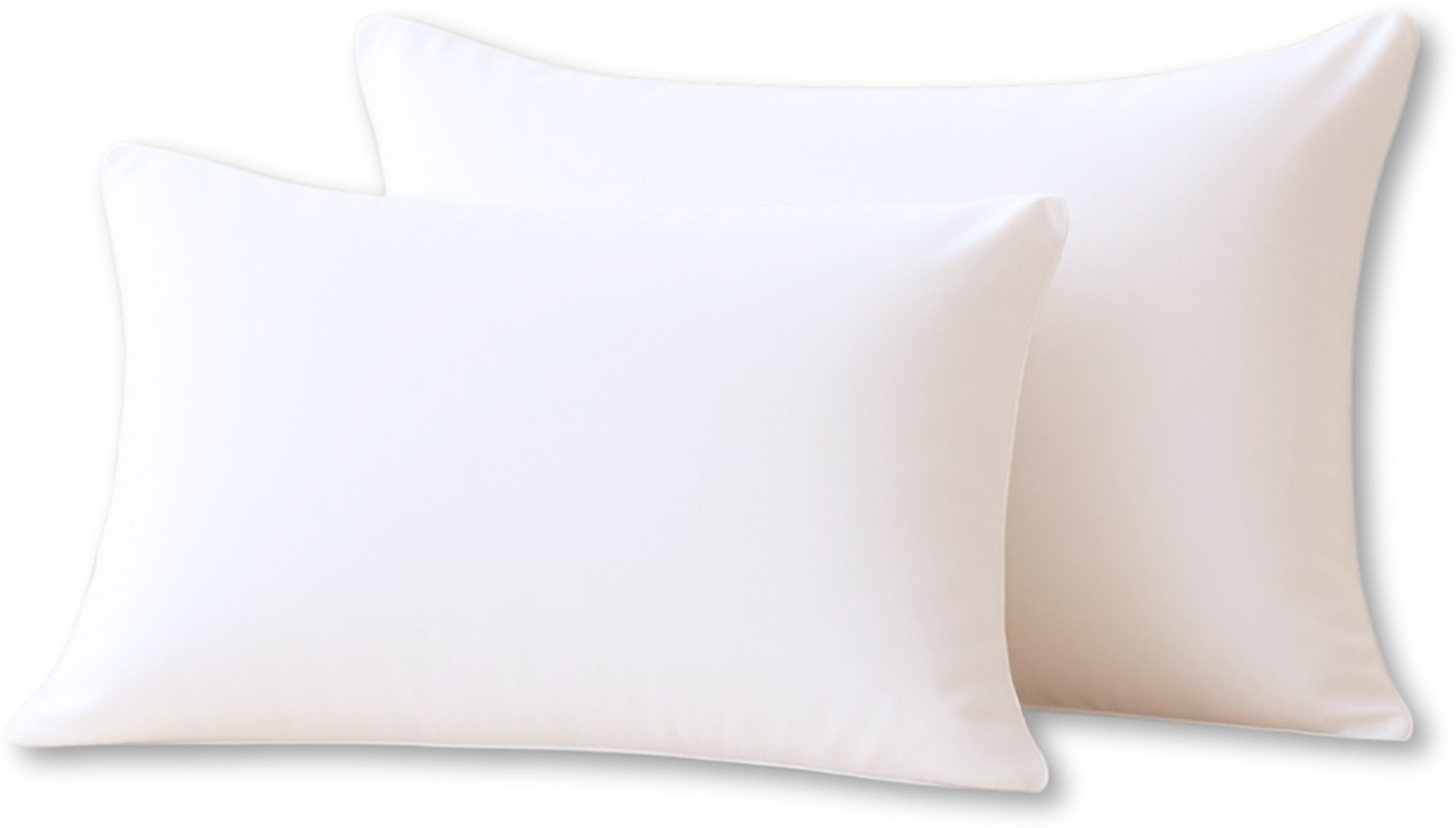 Image of haus & kinder Microfibre Body Pillow Pack of 2 Solid