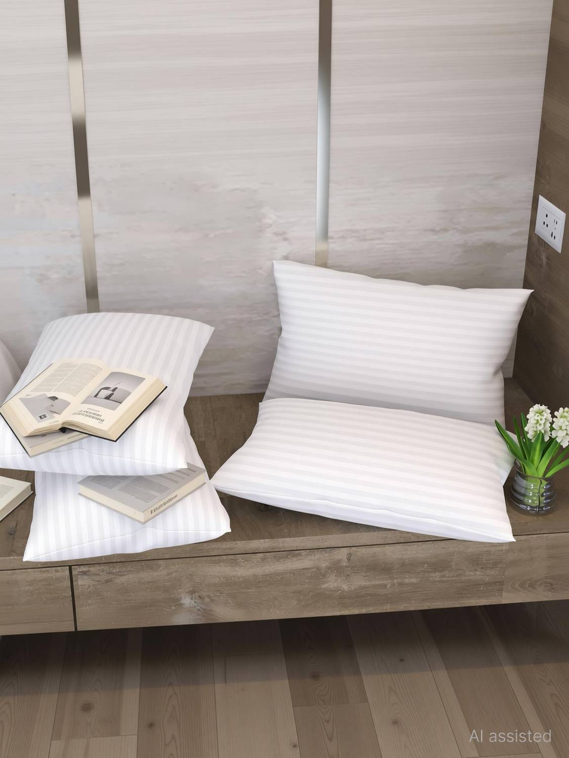 Flipkart SmartBuy Microfibre Pillow Pack of 4 - Image 2
