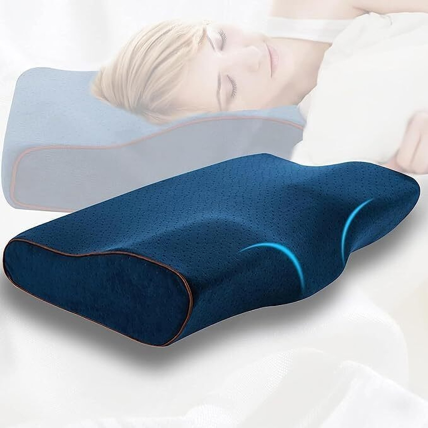 Image of Flipkart SmartBuy Memory Foam Sleeping Pillow Pack of 1 Solid ORTHOPEDIC