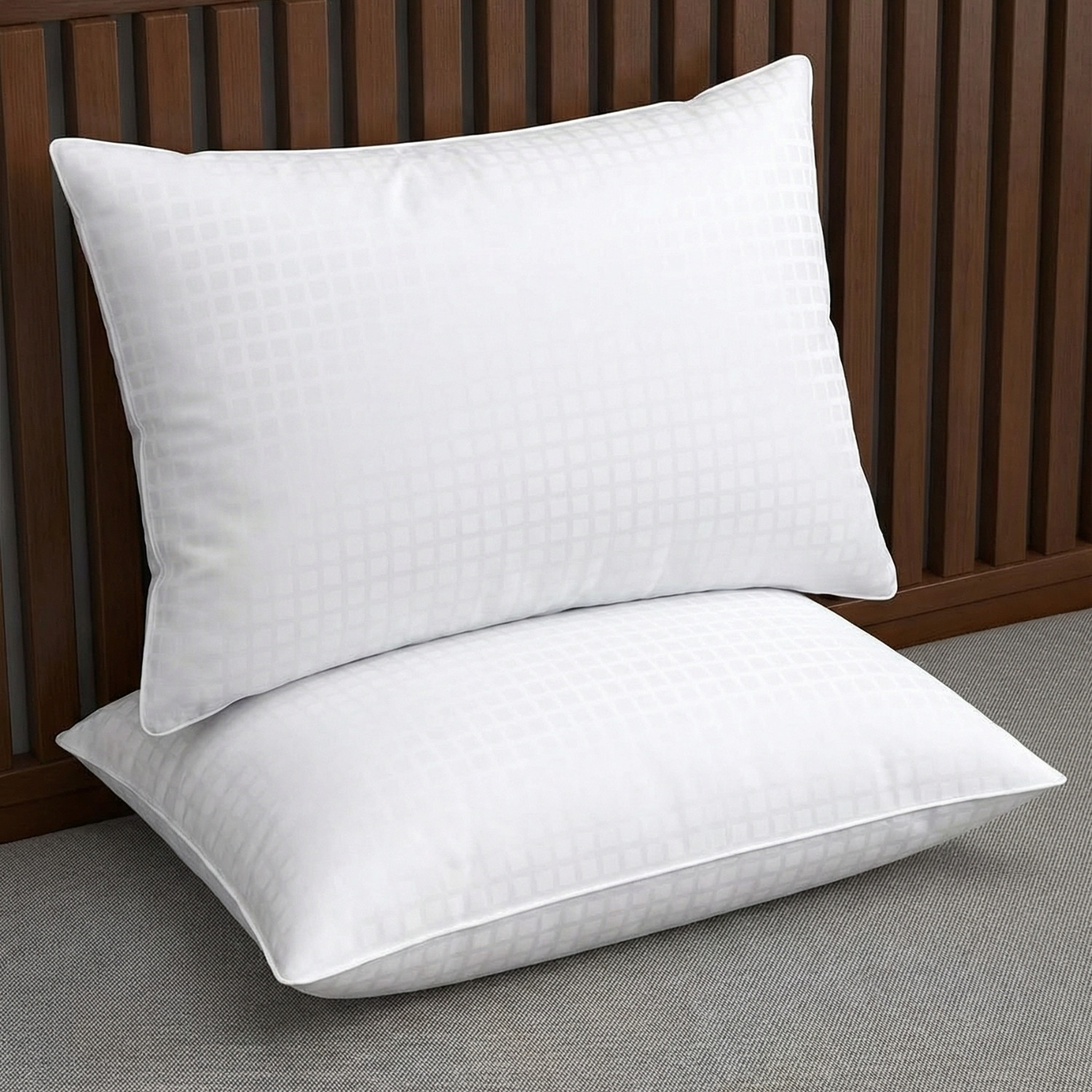 Image of haus & kinder Microfibre Body Pillow Pack of 2 Solid