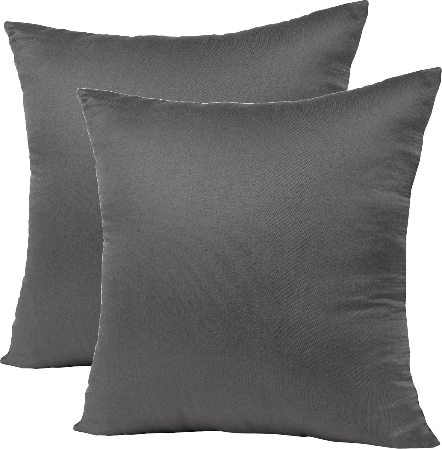 Image of VLYSIUM Polyester Fibre Cushion Pack of 2 Solid cushion 22*22 inch cushion fillers for sofa pillow (55x55 cm)
