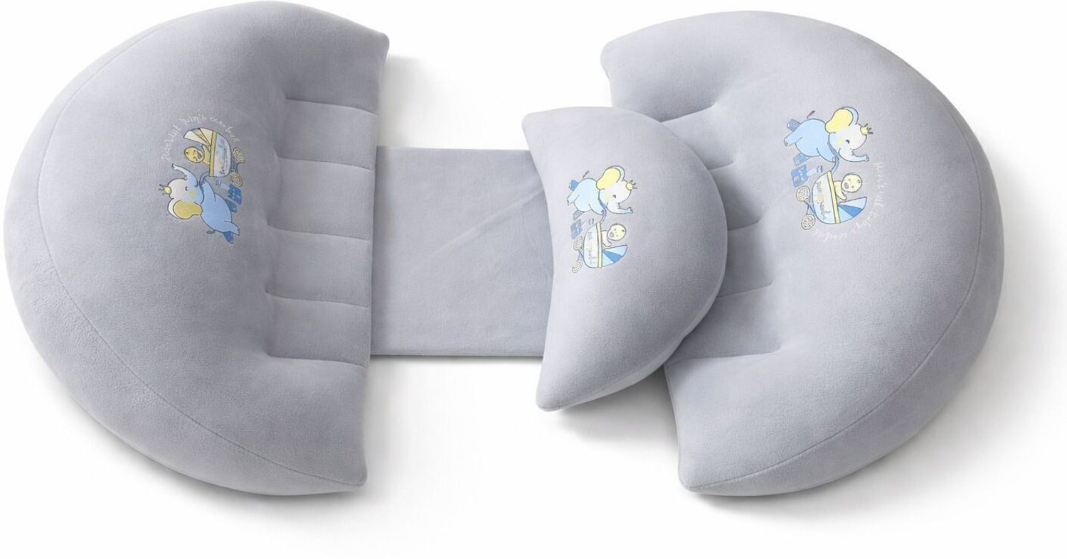 Image of Soham Kidz Cotton Pregnancy Pillow Pack of 1 Solid Pregnancy pillow