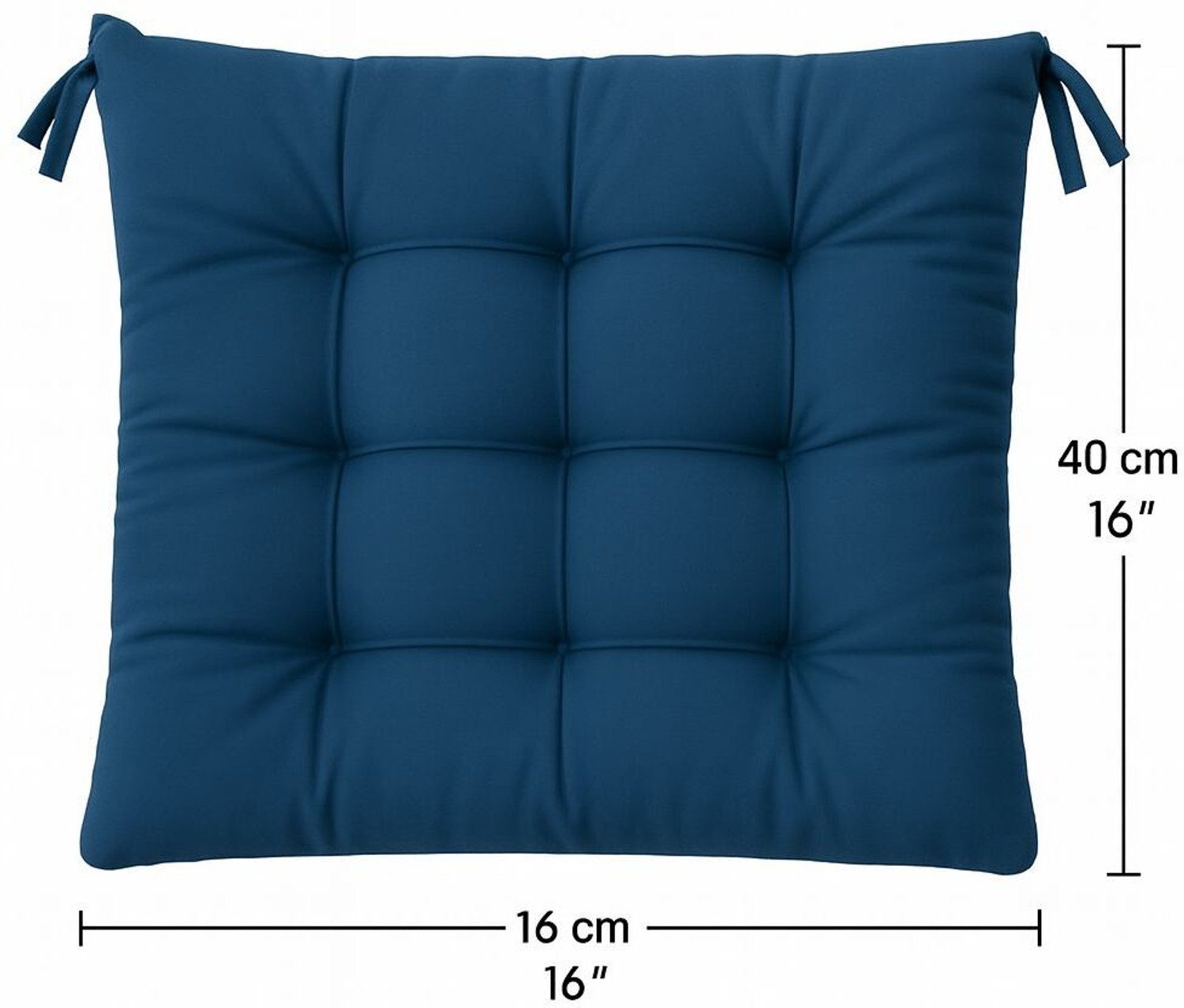 Image of MS Choice India Microfibre Chair Pad Pack of 1 Solid Pad Series