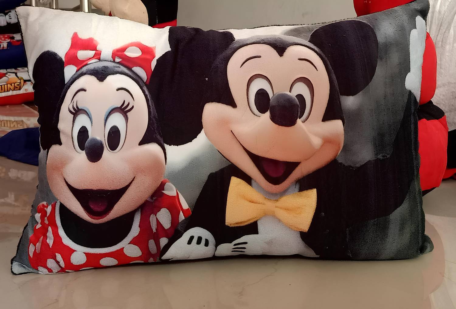 AARAVI TRADERS Microfibre Cushion Pack of 1 Toons & Characters PACK OF 1 MICROFIBER PILLOW