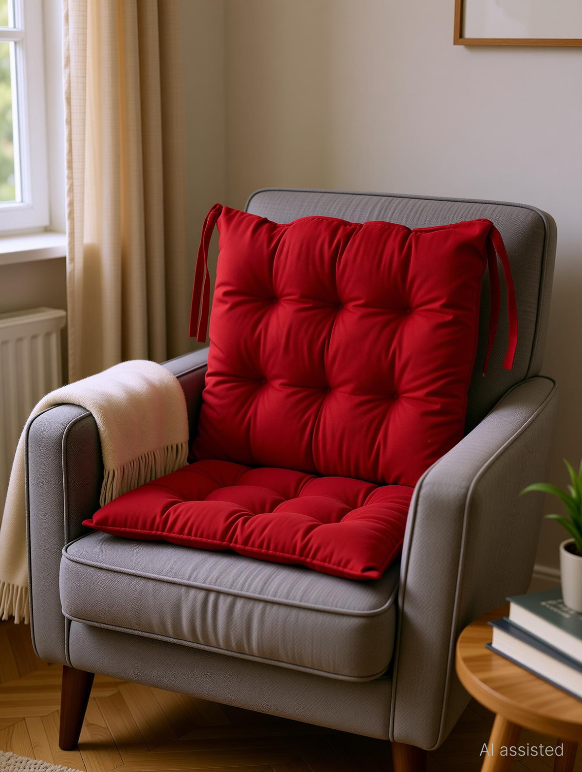 Image of AMAK INC Microfibre Chair Pad Pack of 2 Solid