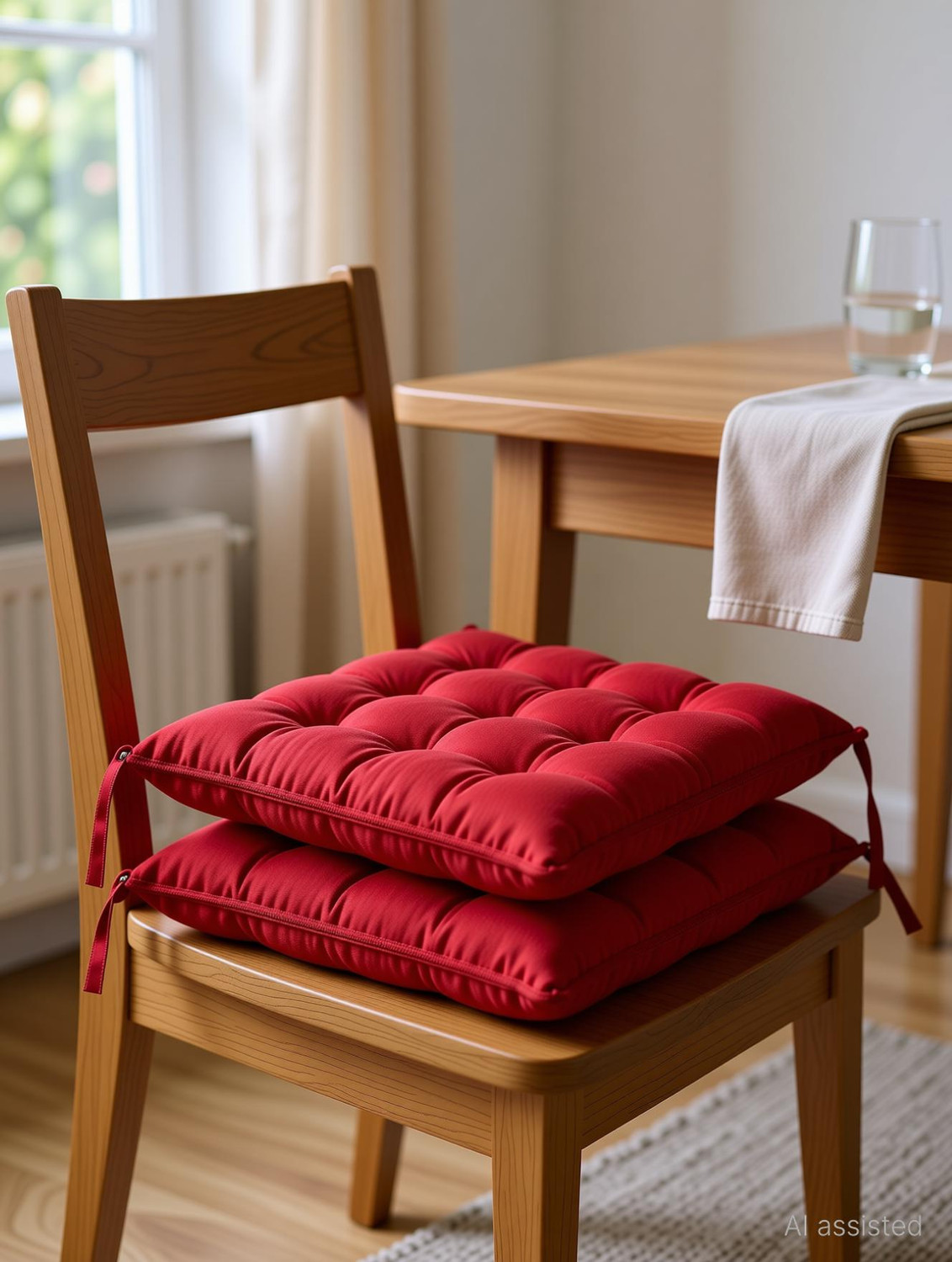 Image of AMAK INC Microfibre Chair Pad Pack of 2 Solid