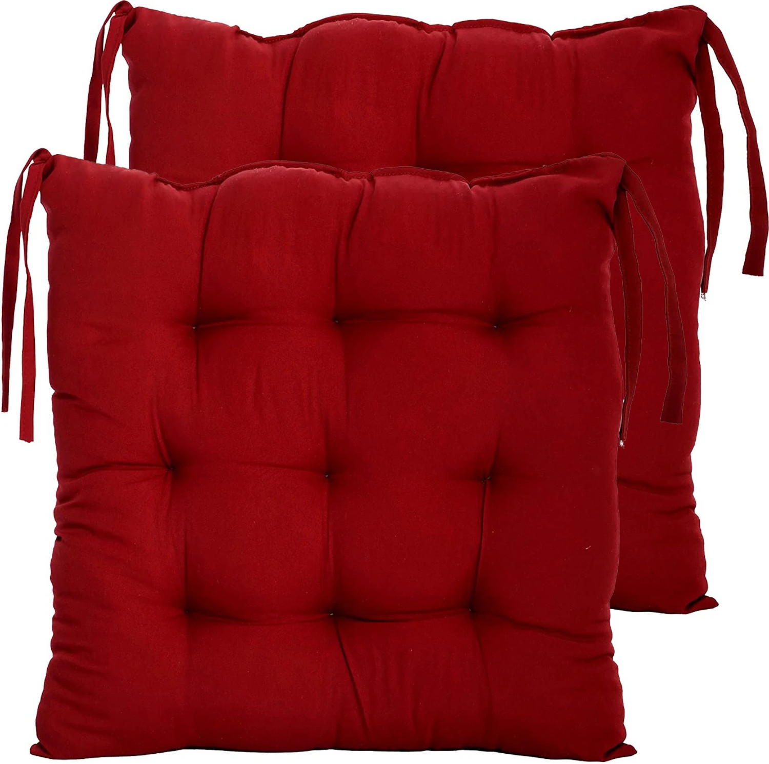 Image of AMAK INC Microfibre Chair Pad Pack of 2 Solid
