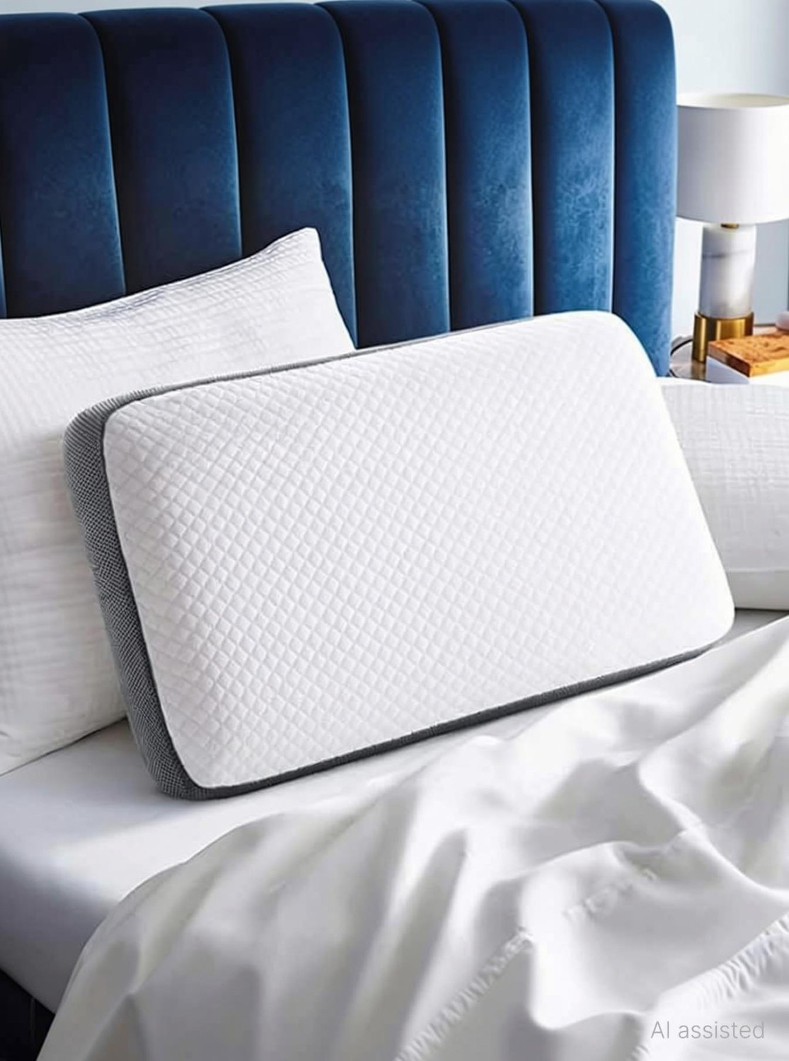 Image of Flipkart SmartBuy Memory Foam Orthopaedic Pillow Pack of 1 Solid