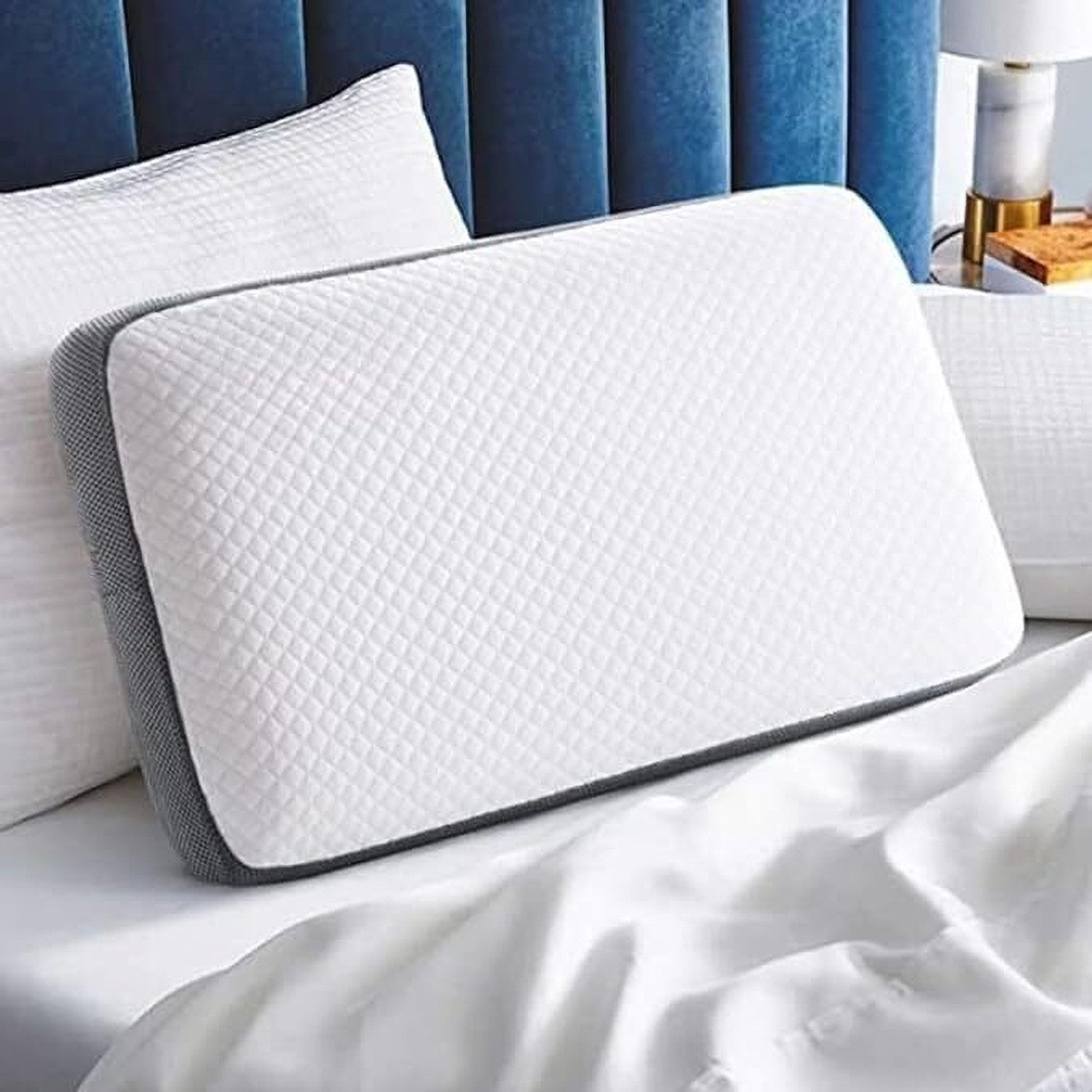 Image of Flipkart SmartBuy Memory Foam Orthopaedic Pillow Pack of 1 Solid