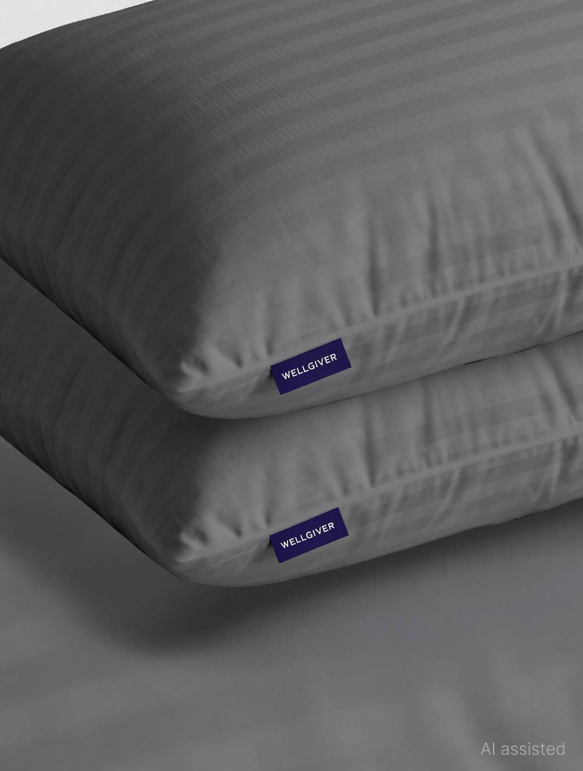 WELLGIVER Microfibre Pillow Pack of 2, 41x61 cm - Image 2