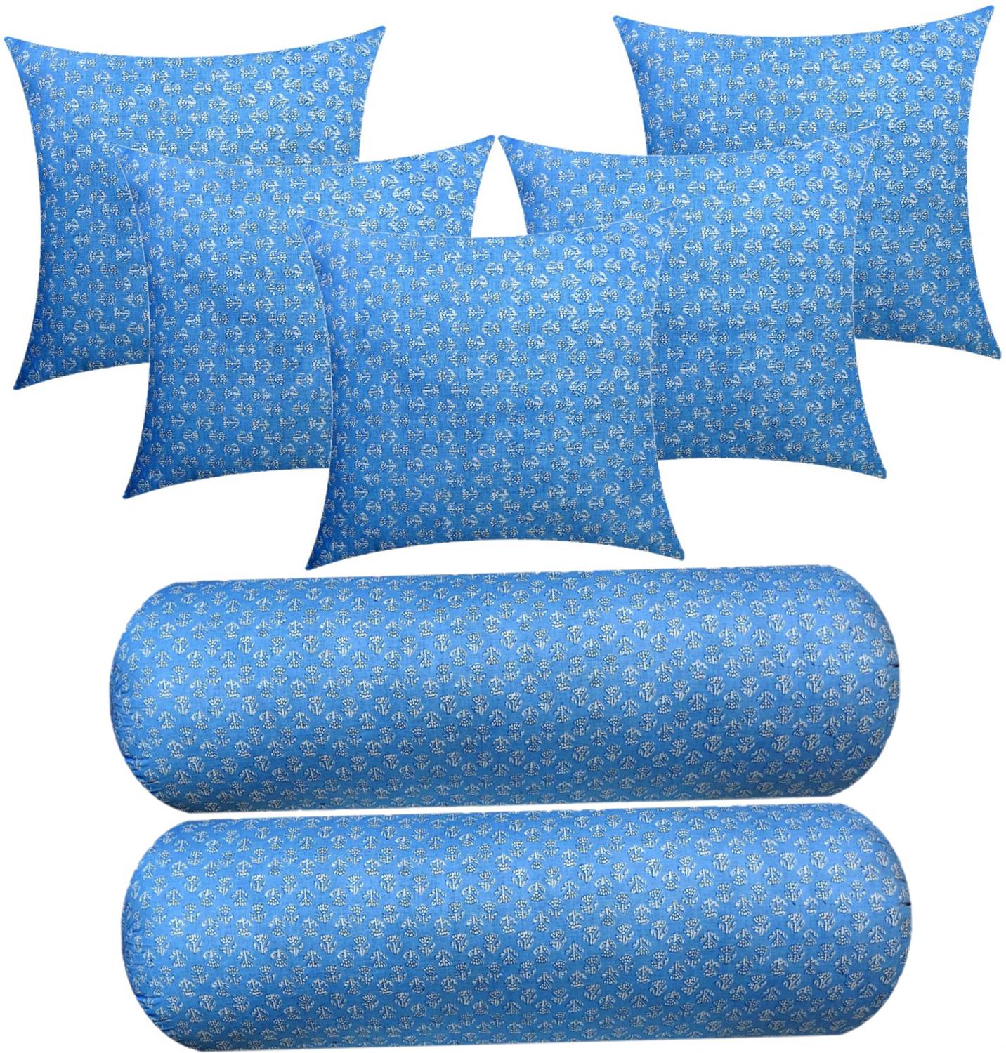 ACTOS Microfibre Bolster Pack of 7 Floral Combo Set of 5 Cushion And 2 - Buy ACTOS Microfibre Bolster Pack of 7 Floral Combo Set of 5 Cushion And 2 Online at Best Price in India | Flipkart.com