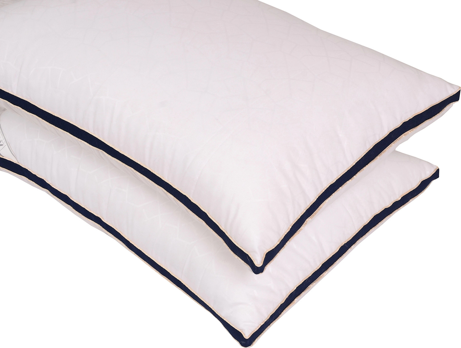 Image of SPRINGTEK Microfibre Sleeping Pillow Pack of 2 Solid