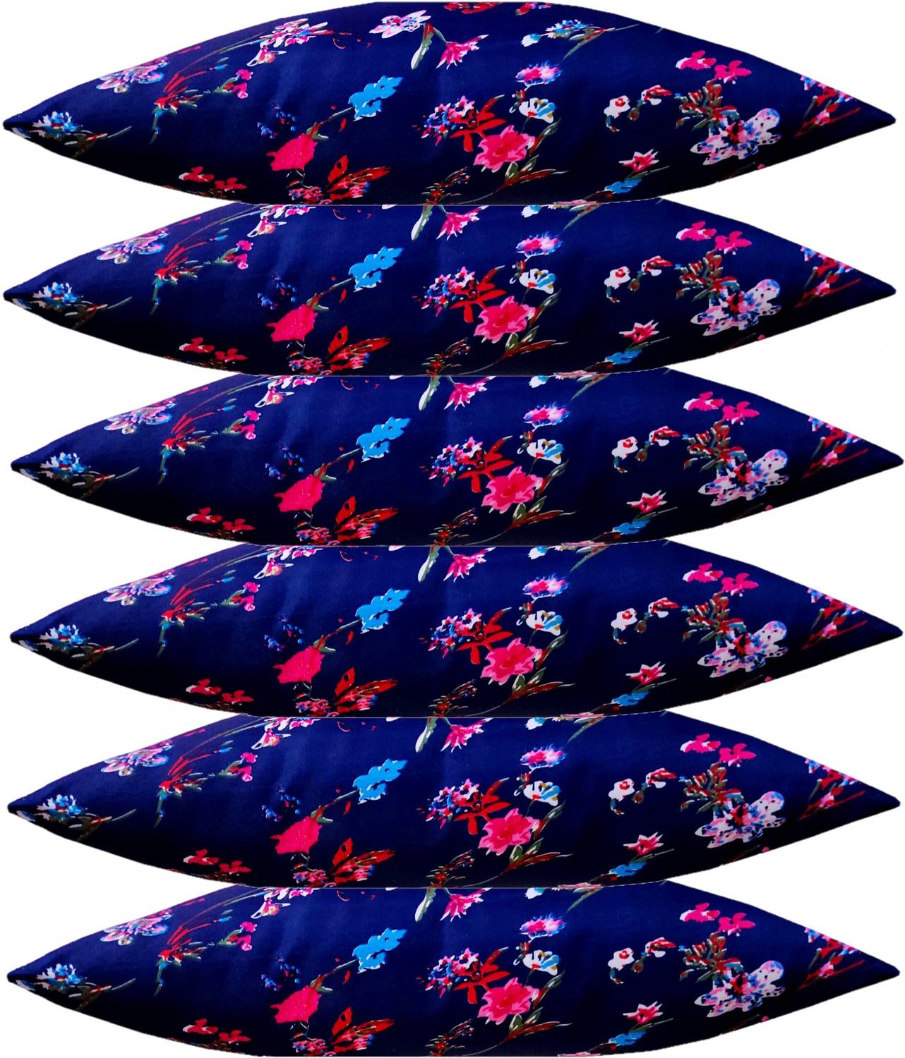 ACTOS Microfibre Sleeping Pillow Pack of 6 Floral