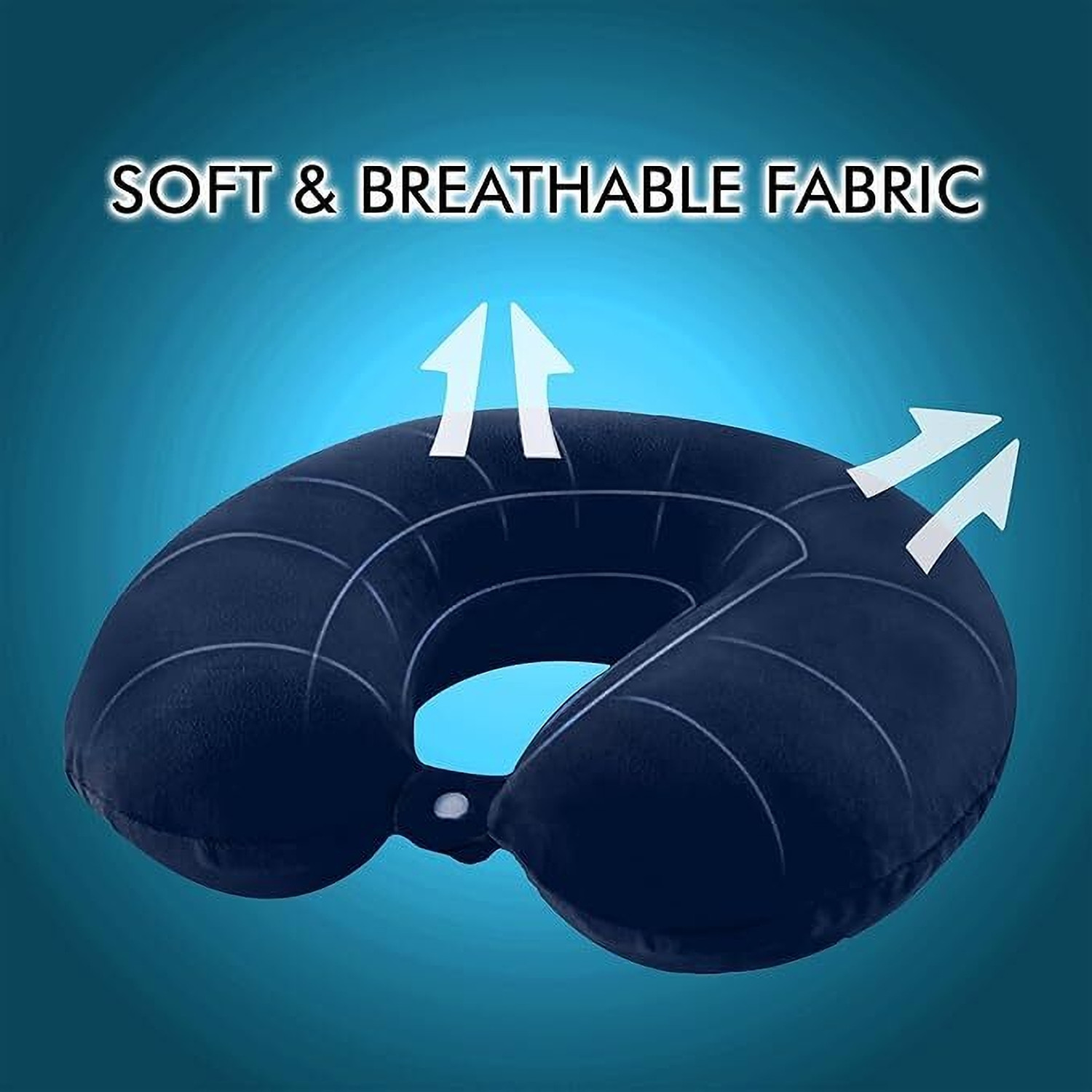 Image of TrendTryst Polyester Fibre Travel Pillow Pack of 1 Nature Fashion