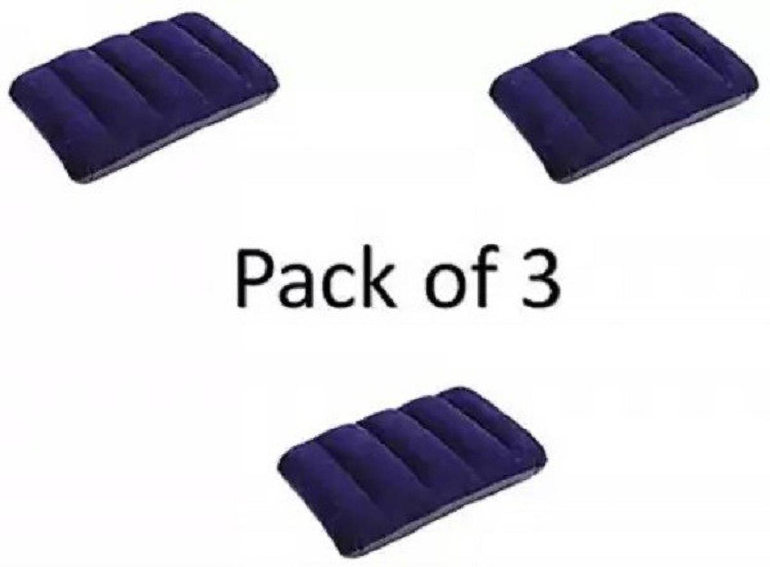 bhatla stores Air Sleeping Pillow Pack of 3 Solid